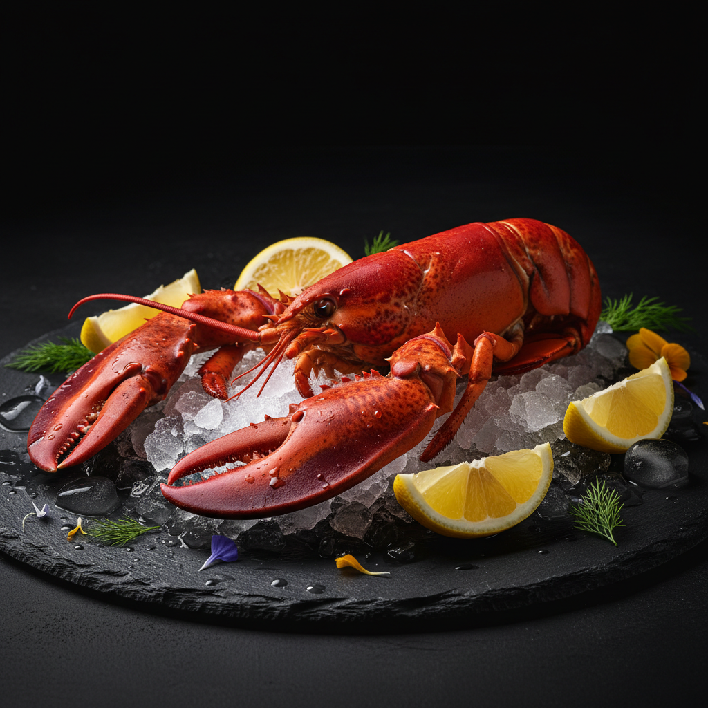 Whole Cooked Lobster